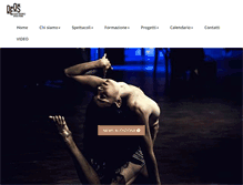 Tablet Screenshot of dansensembledeos.com